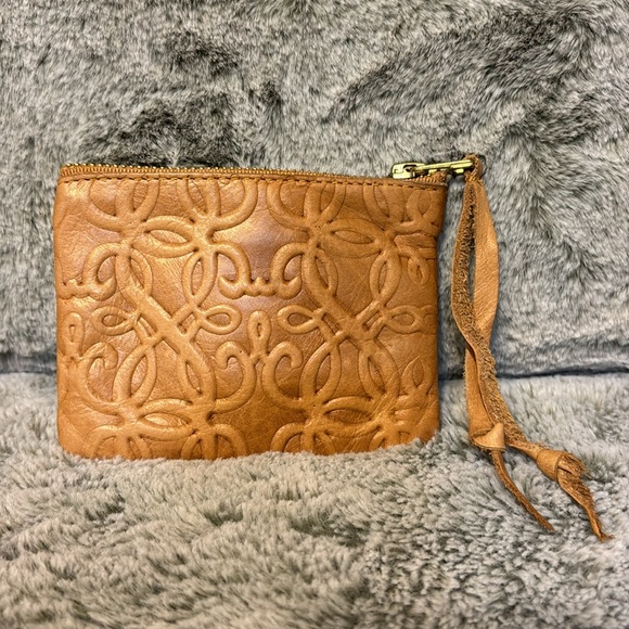 Mercantile for Alex and Ant Embossed Small Leather Pouch - Picture 2 of 5